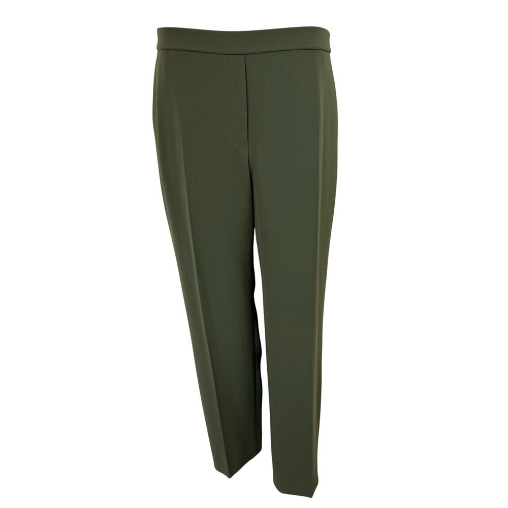 Theory Olive Green Cropped Ankle Pants